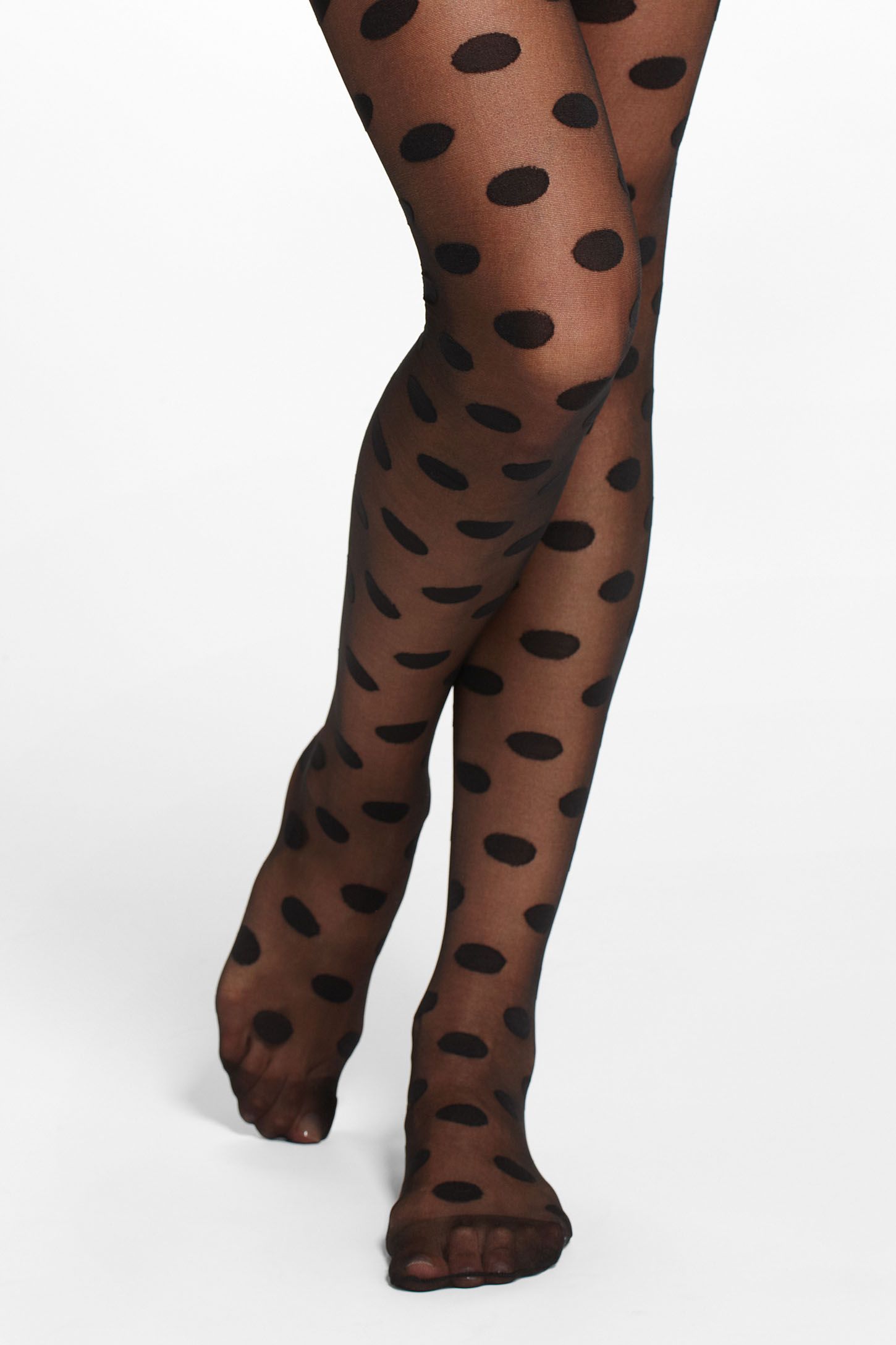 Sheer Polka Dot Tights Anthropologie