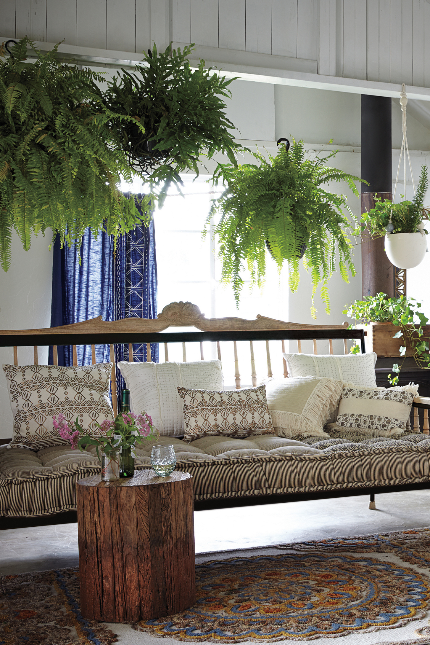 Reclaimed Wood Side Table | Anthropologie