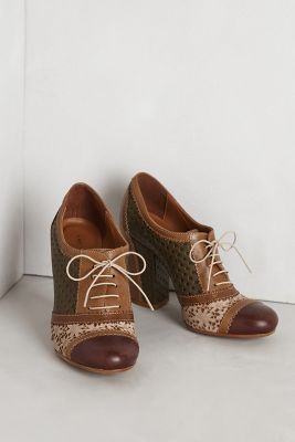 Lace-Cut Oxfords