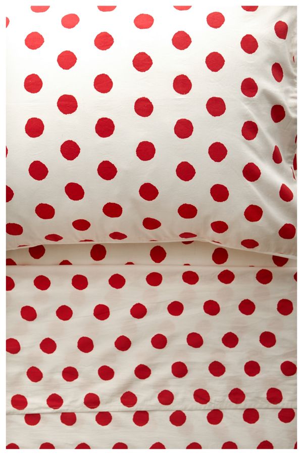 Polka Dot Sheet Set Anthropologie 5610