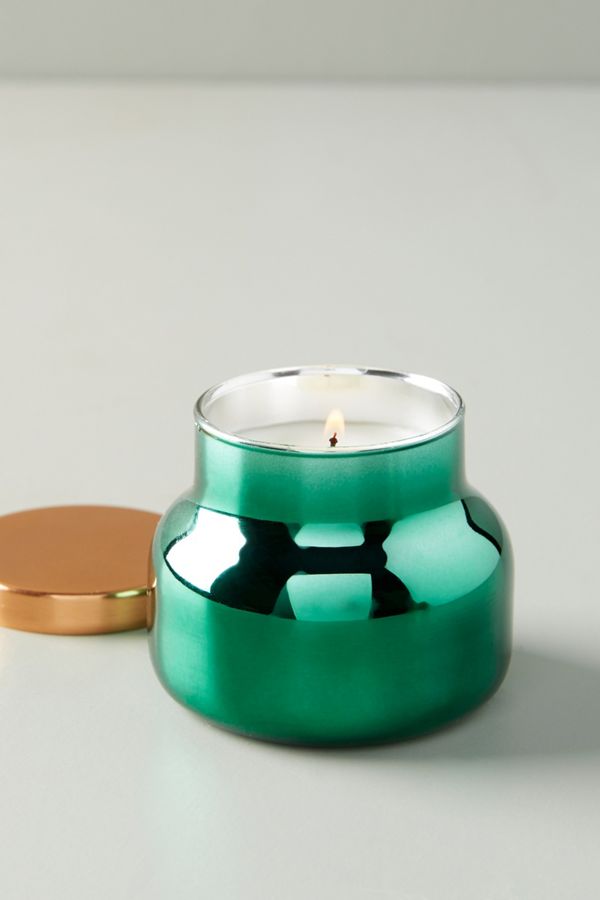 Mini Capri Blue Fir & Firewood Jar Candle Anthropologie