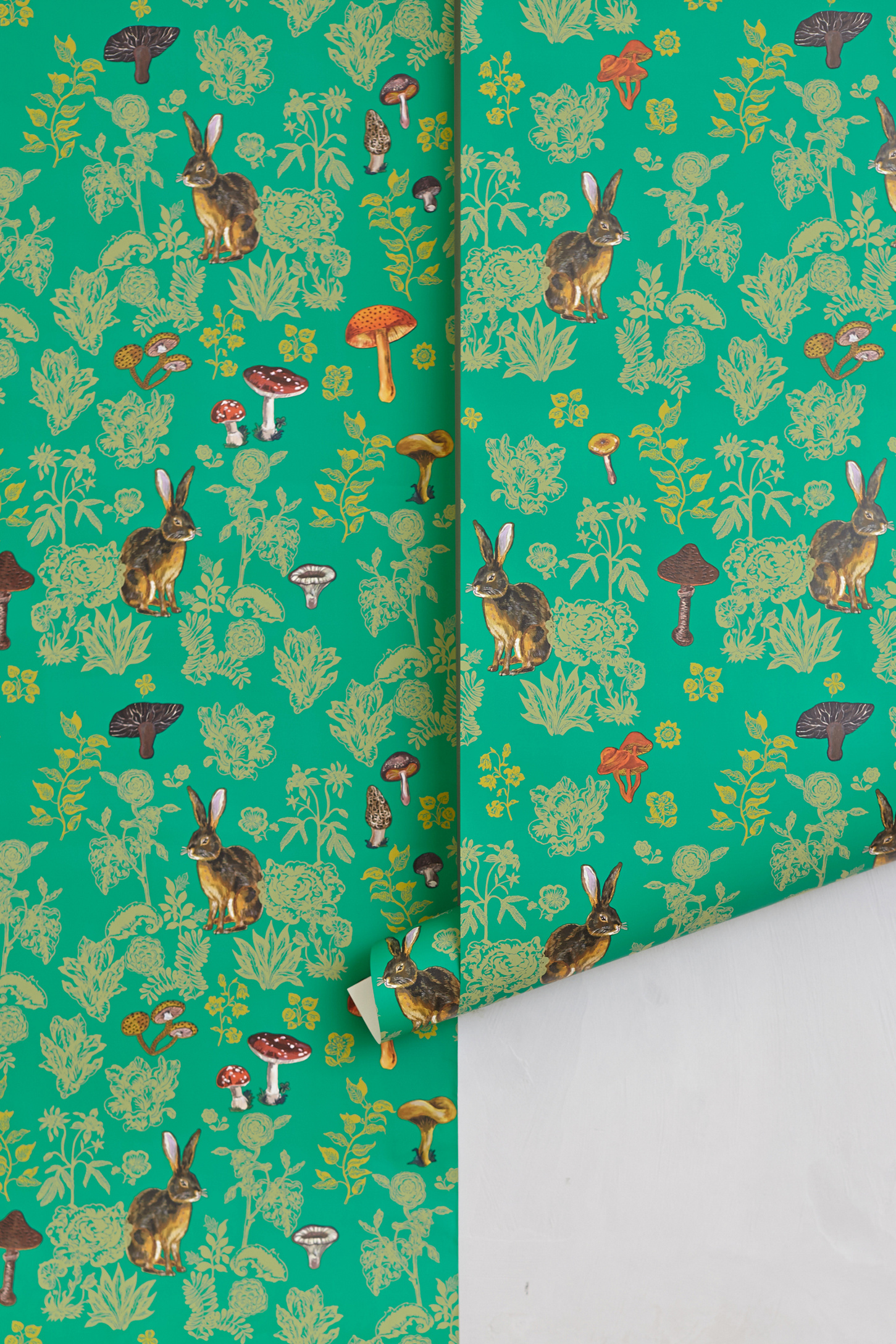 Mushroom Forest Wallpaper | Anthropologie
