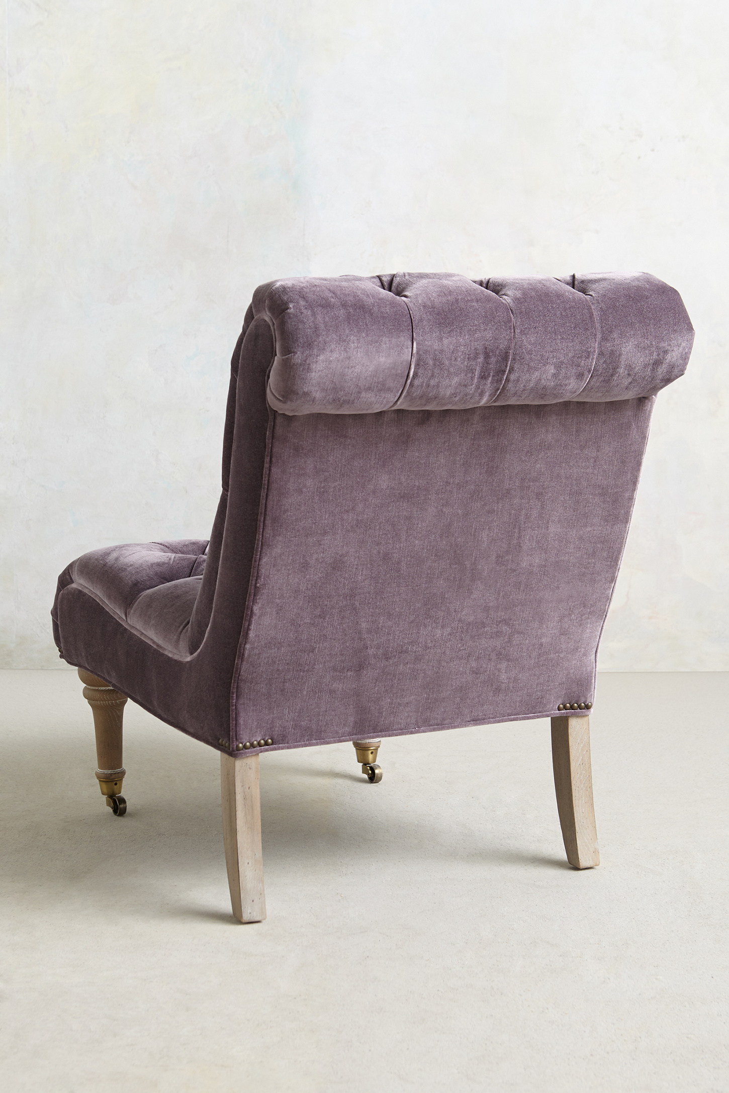 Slub Velvet Orianna Slipper Chair Anthropologie