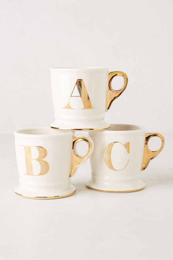 Limited Edition Golden Monogram Mug