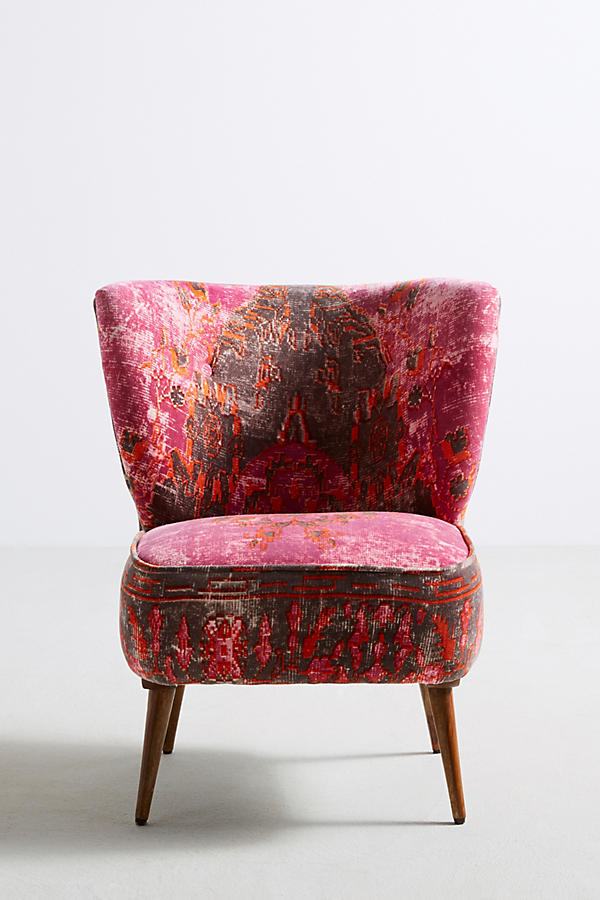 Slide View: 1: Dhurrie Accent Chair