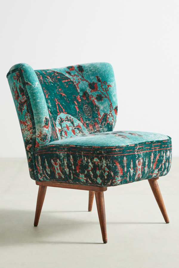 Dhurrie Accent Chair Anthropologie