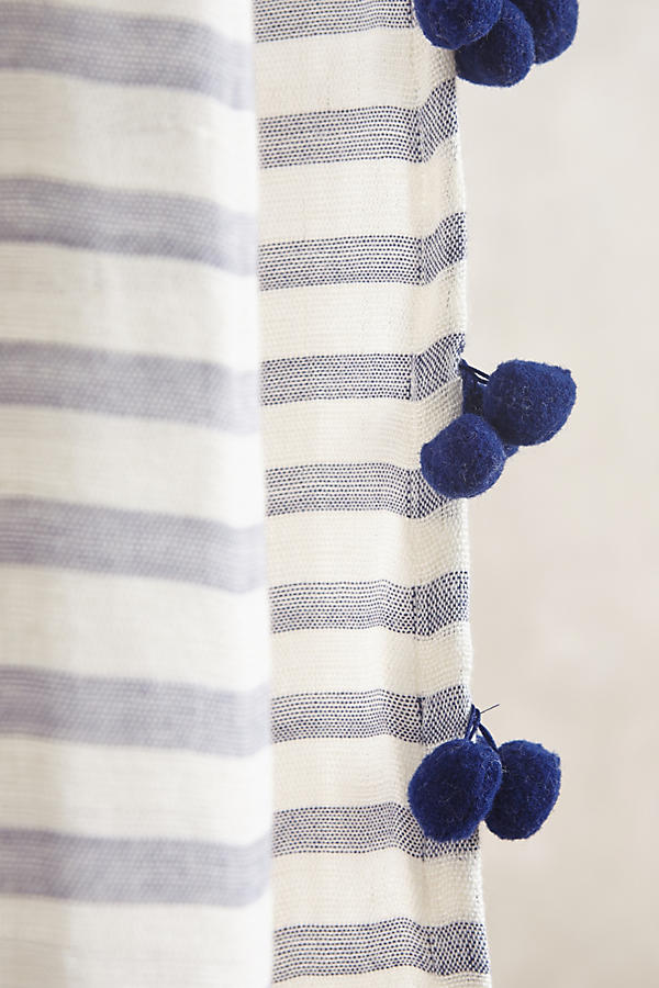 Pom Tassel Curtain Anthropologie