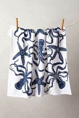 Octopus Waltz Dishtowel