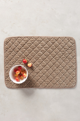 Quilted Velvet Placemats Anthropologie