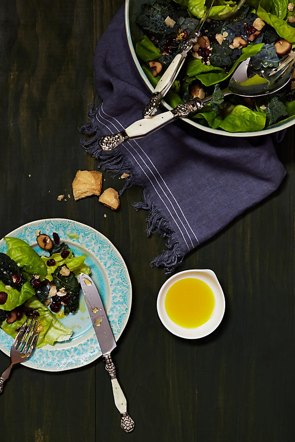 Slide View: 3: Stitched Linen Napkin Set