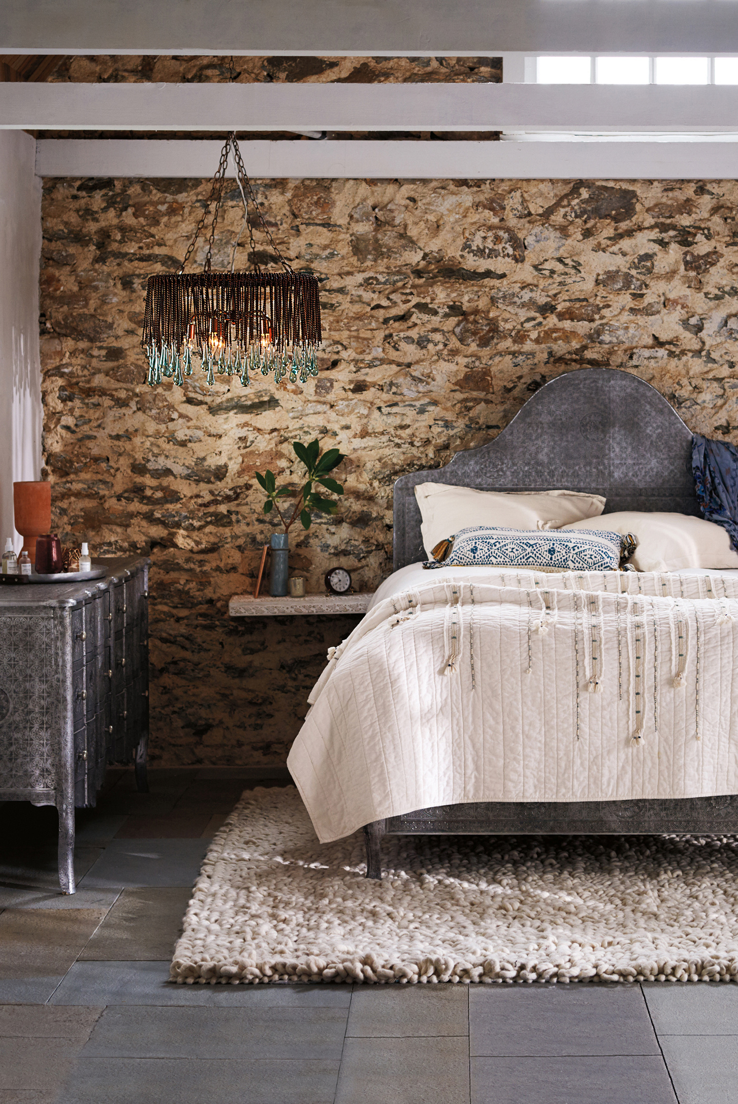 HandEmbossed Bed Anthropologie