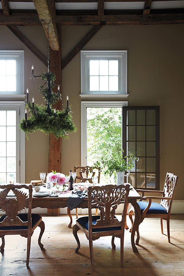 Slide View: 5: Handcarved Menagerie Owl Dining Chair