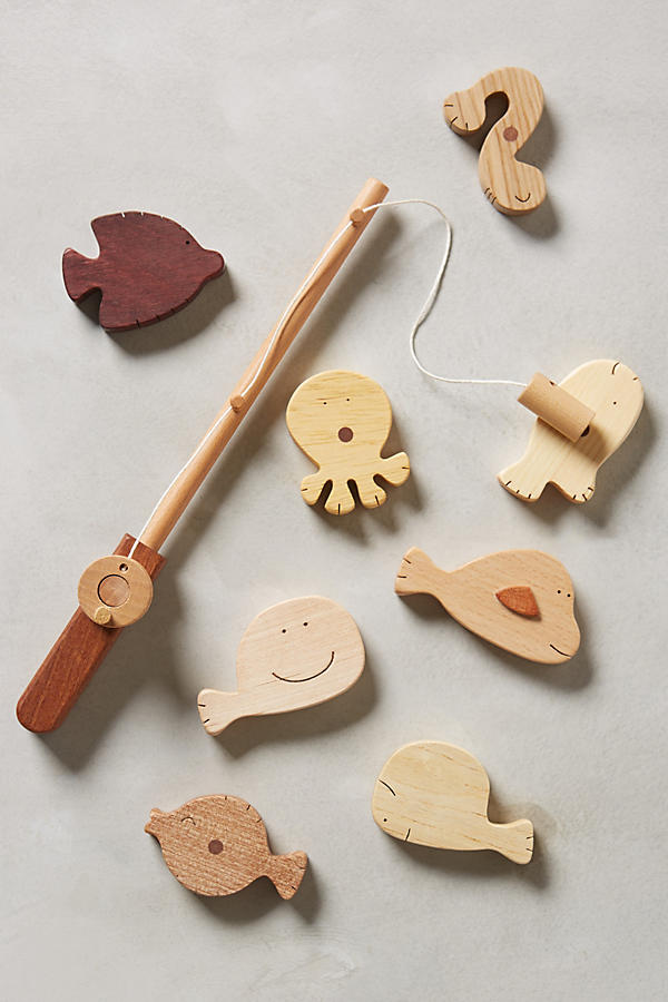 Wooden Fishing Kit via Anthropologie