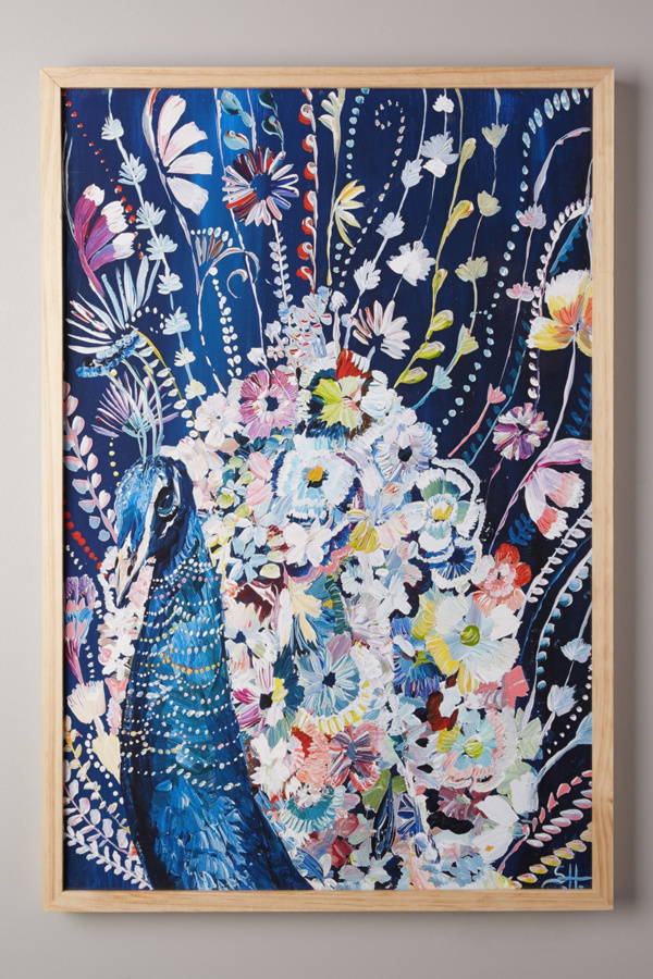 Mooreland Wall Art, Peacock Anthropologie