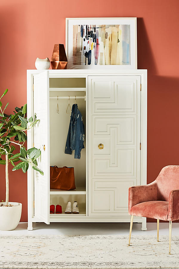 Lacquered Regency Armoire