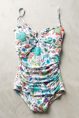 Sirena Ruched One-Piece | Anthropologie