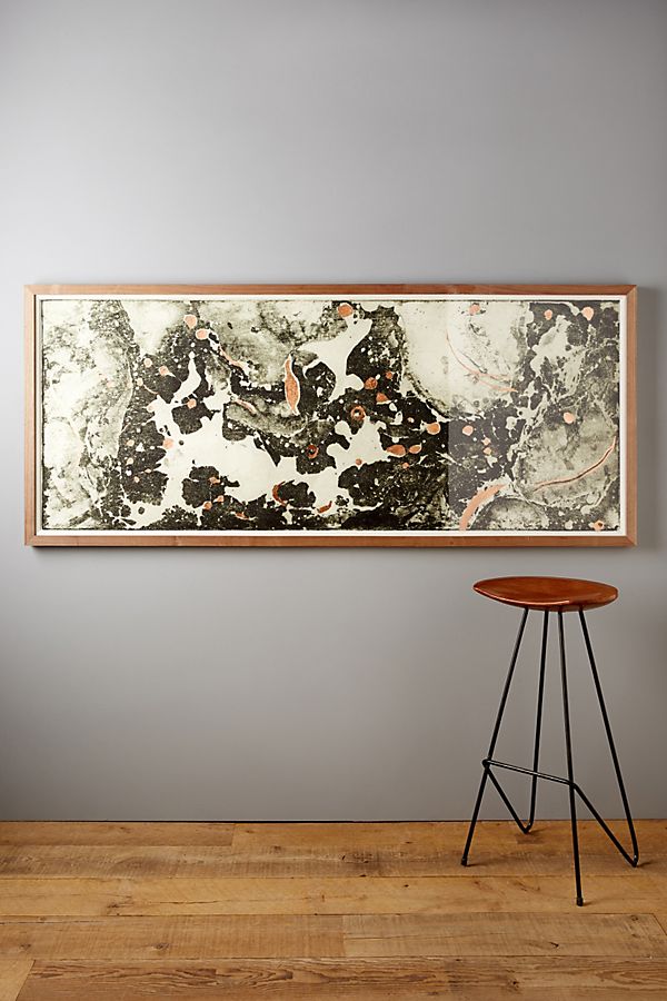 Slide View: 1: Swirled Sea Wall Art