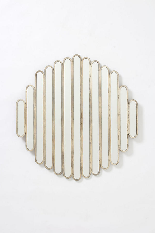 Slide View: 1: Abate Slatted Mirror