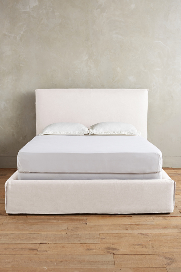 Belgian Linen Carlier Slipcover Bed Anthropologie