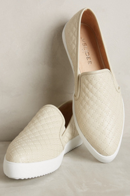 quilted slip on sneakers