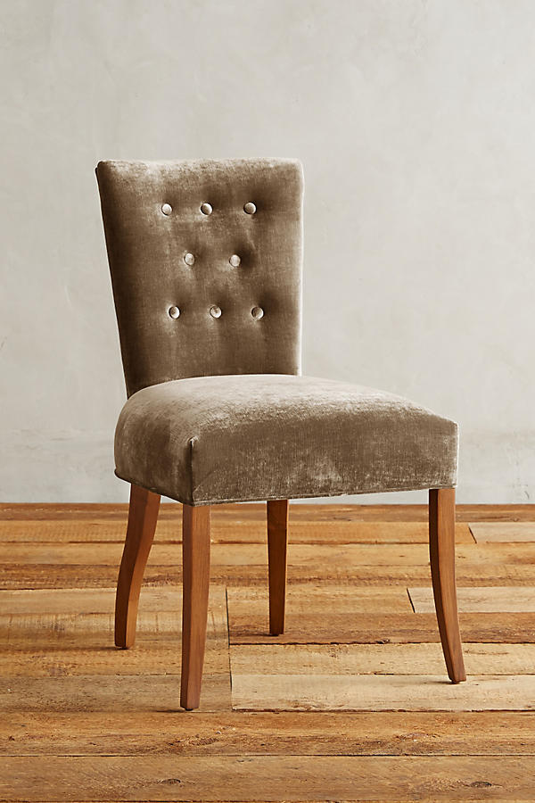 Slub Velvet Abner Dining Chair