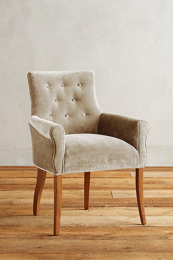 Slub Velvet Abner Armchair