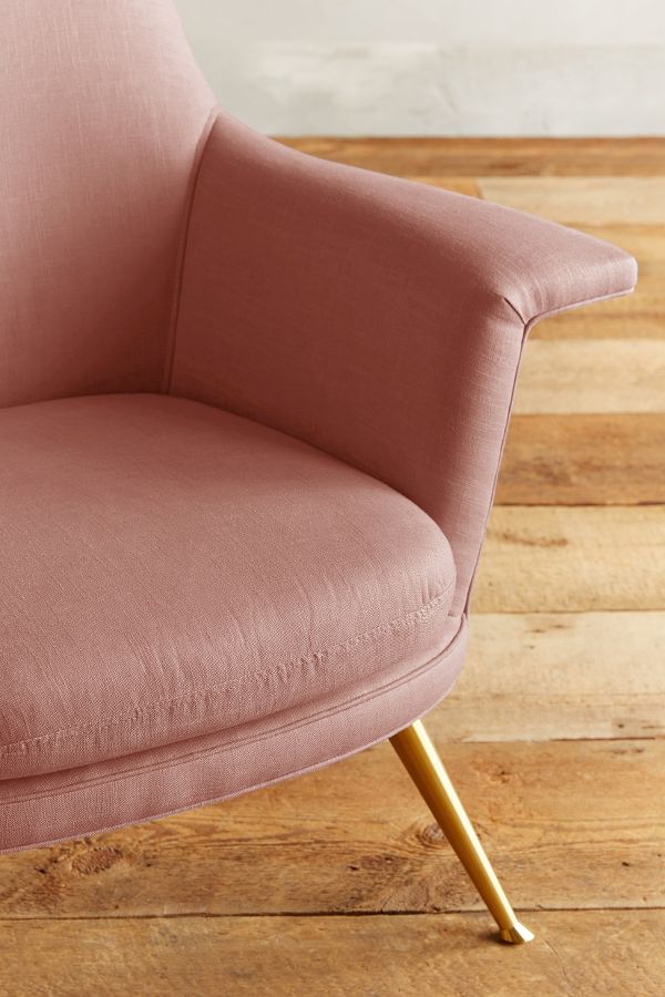 Linen Kimball Chair | Anthropologie