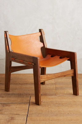 Leather Sling Chair Anthropologie