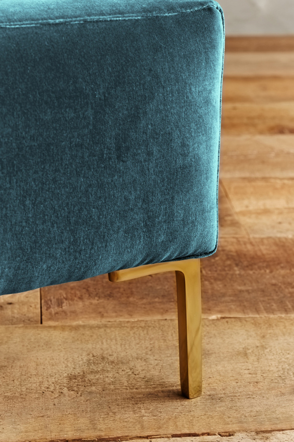 Quilted Velvet Edlyn Bed | Anthropologie