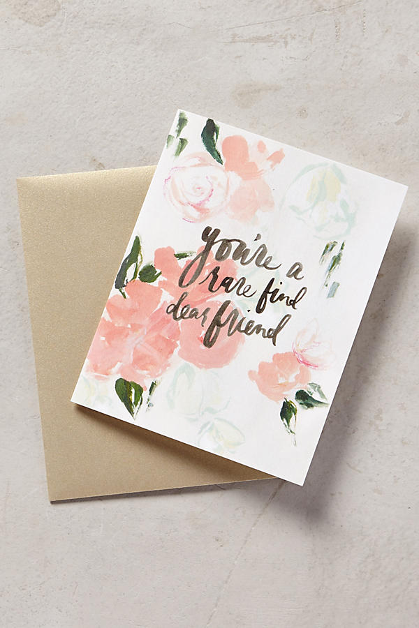 You're A Rare Find Card Anthropologie