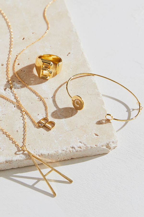 Monogram Pendant Necklace Anthropologie