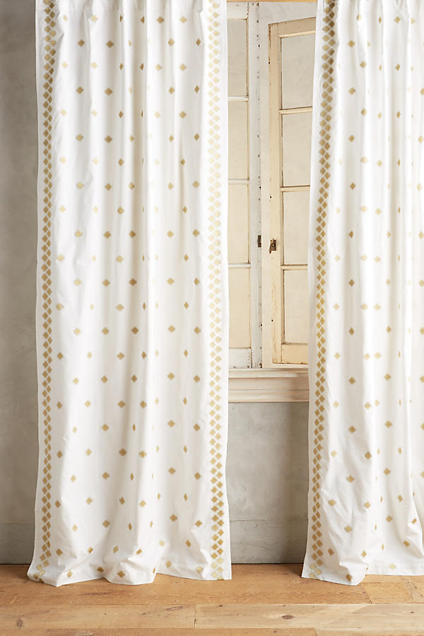Hallina Diamonds Curtain Anthropologie