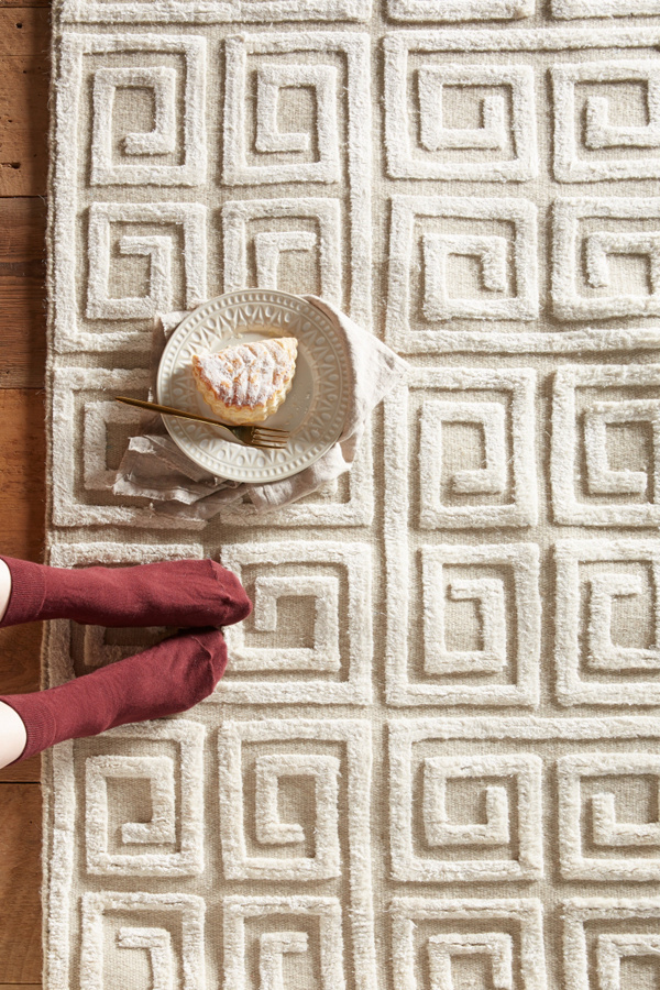 Greek Key Rug | Anthropologie