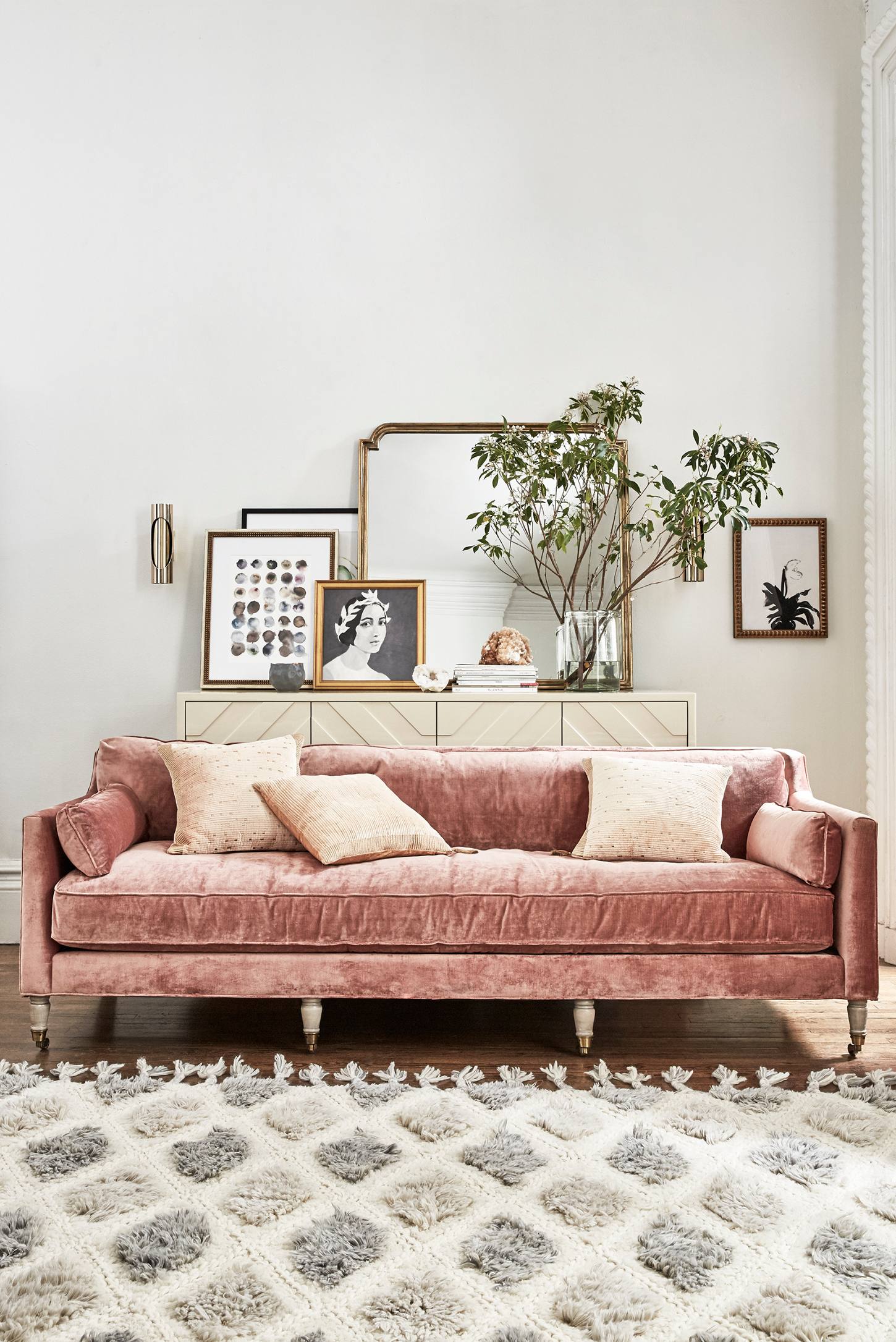 Slub Velvet Leonelle Sofa Anthropologie Slub Velvet Leonelle Sofa Anthropologie
