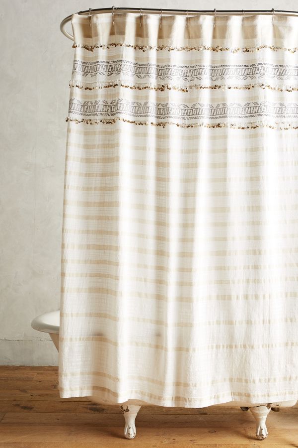 Atessa Shower Curtain Anthropologie