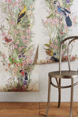 Bird Sanctuary Wallpaper | Anthropologie