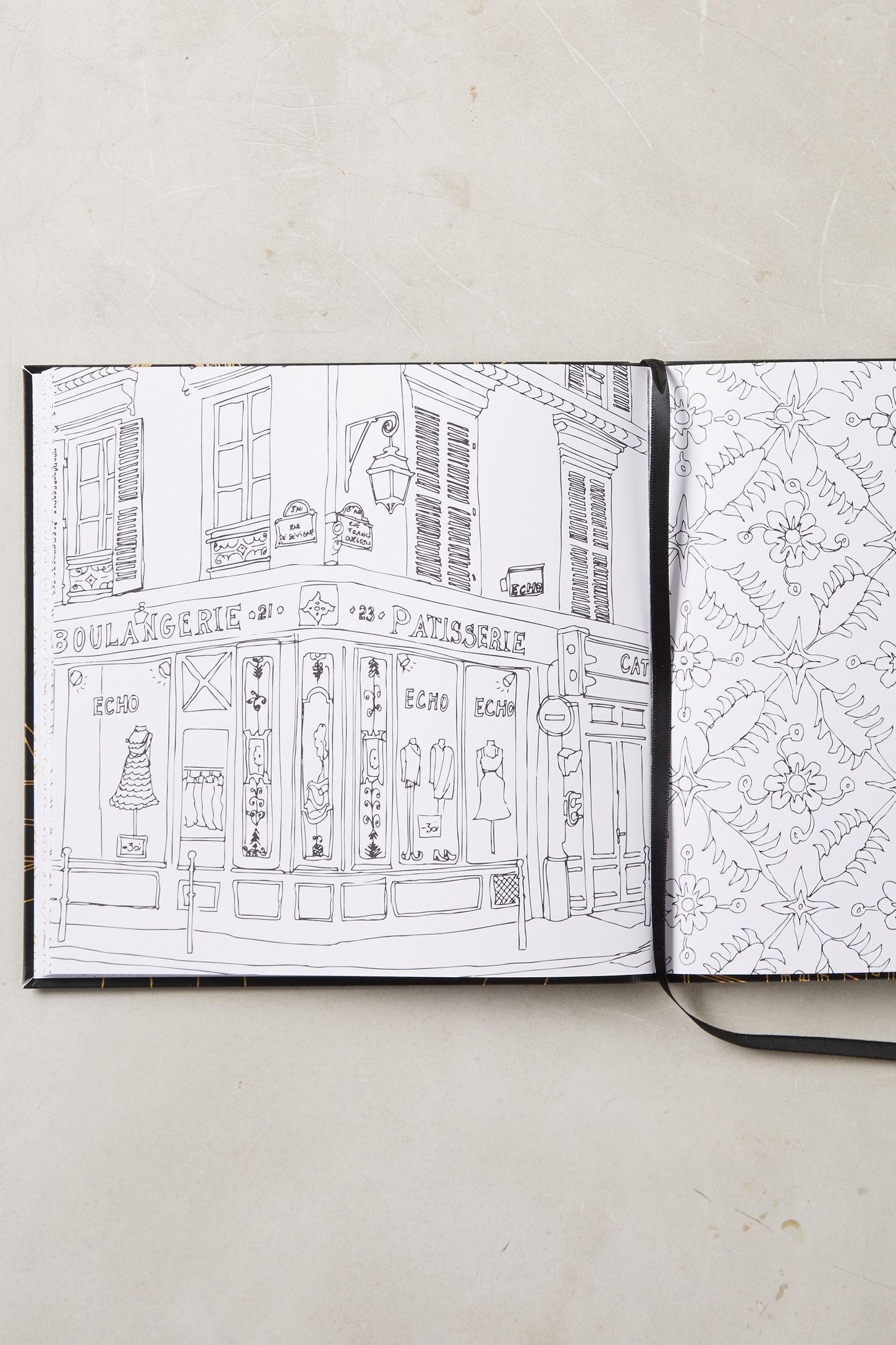 Paris Street Style Coloring Book Anthropologie