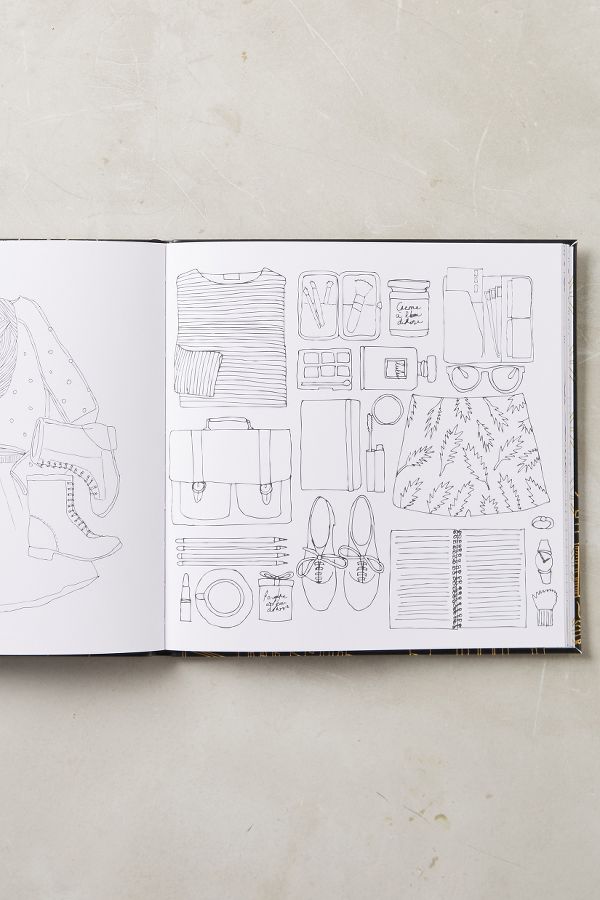 Paris Street Style Coloring Book Anthropologie