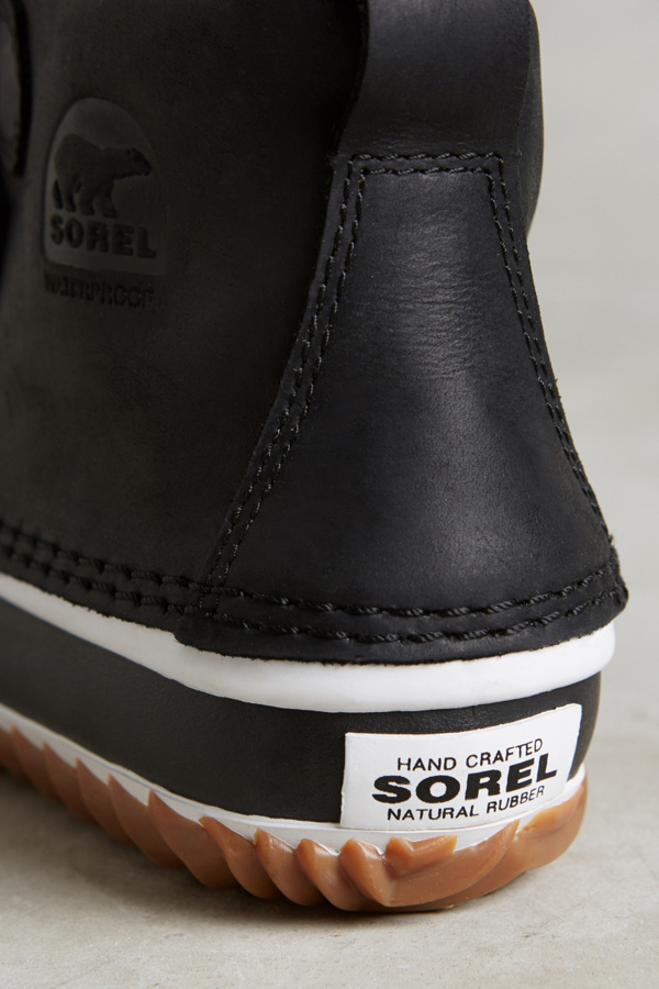 sorel out and about leather duck boot