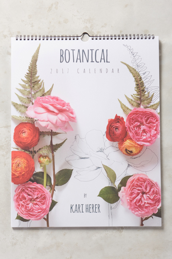 Captured Flora 2017 Calendar