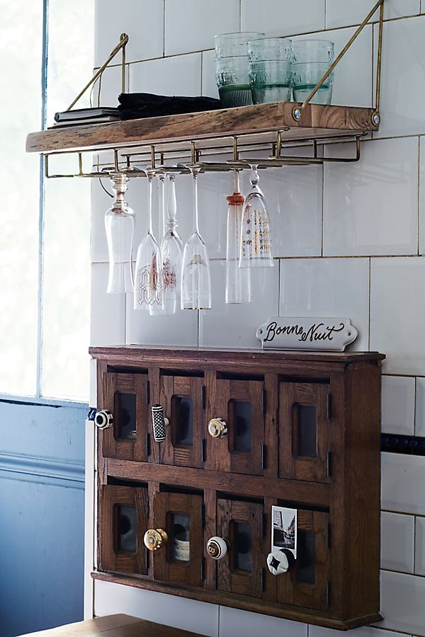 Slide View: 2: Live Edge Bar Shelf