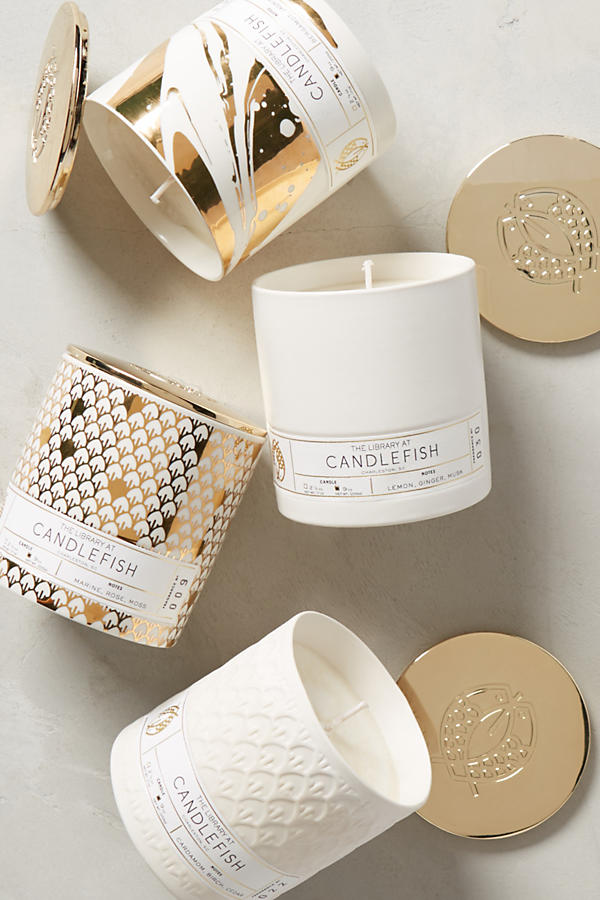 Candlefish Ceramic Candle