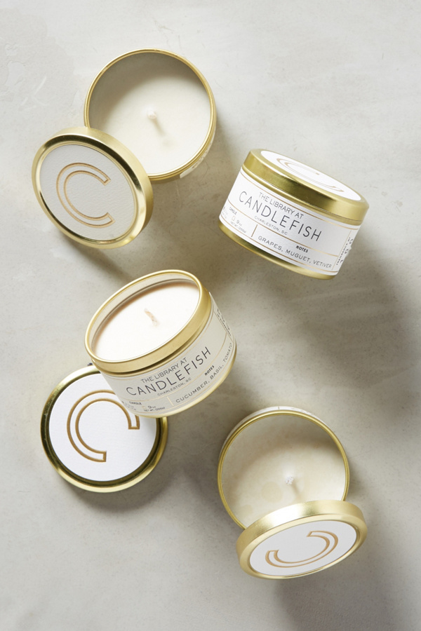 Candlefish Ceramic Candle Anthropologie