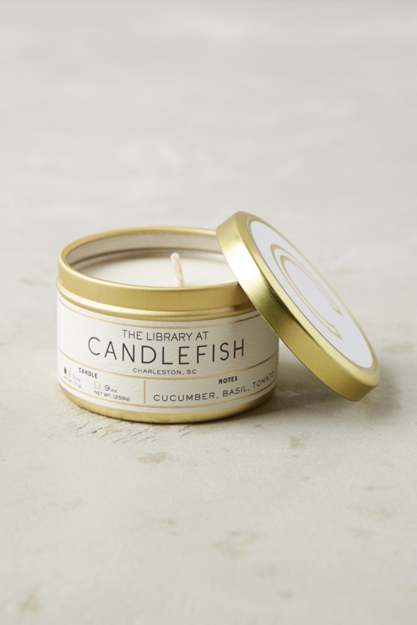 Candlefish Ceramic Candle Anthropologie