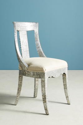 HandEmbossed Dining Chair Anthropologie