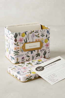 Spring Garden Recipe Tin