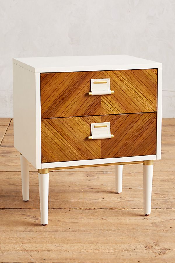 Slide View: 1: Geo-Marquetry Nightstand