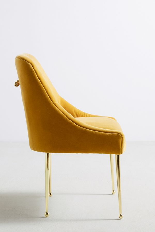 Slide View: 3: Velvet Elowen Chair