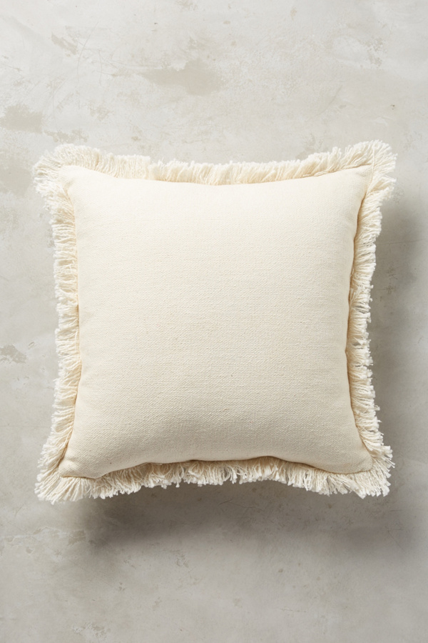 Foil & Fringe Pillow Anthropologie