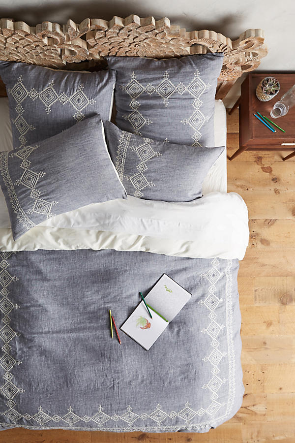 Slide View: 2: Embroidered Argenta Duvet